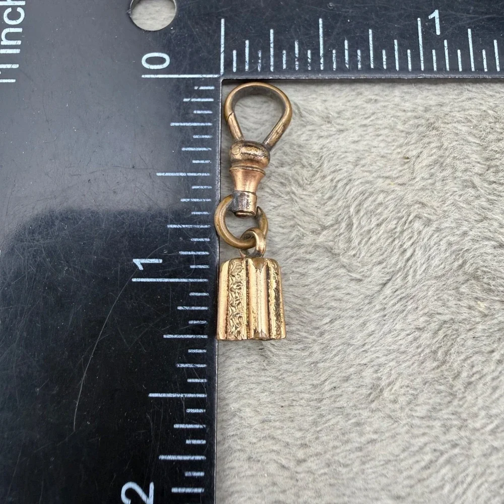 Vintage Dog Clip Watch Fob Attachment Gold Filled